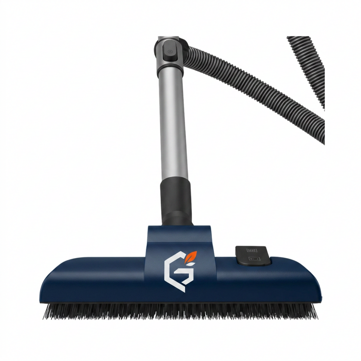 Redesigned GETDECO CleanGuard S1 bagged cylinder vacuum cleaner with red finish, featuring a sleek and modern design.