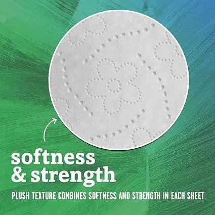 Seventh Generation White Toilet Paper 2-ply 100% Recycled Paper, 500 sheets, Pack of 60