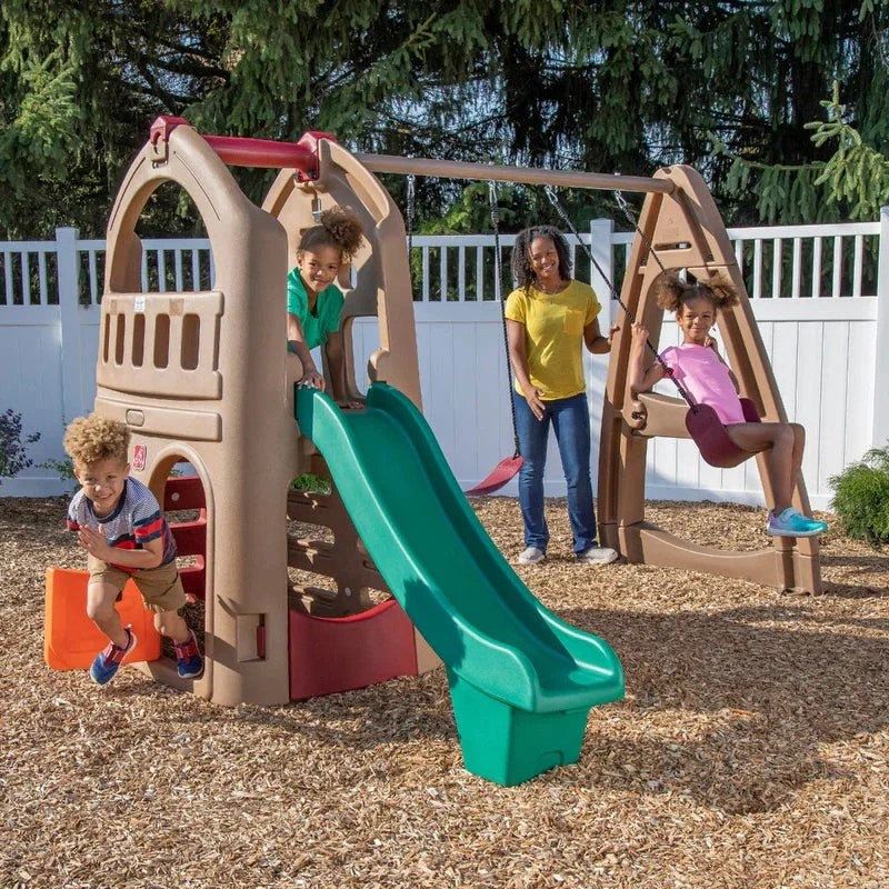 Step2 Naturally Playful Playhouse Climber & Swing Extension