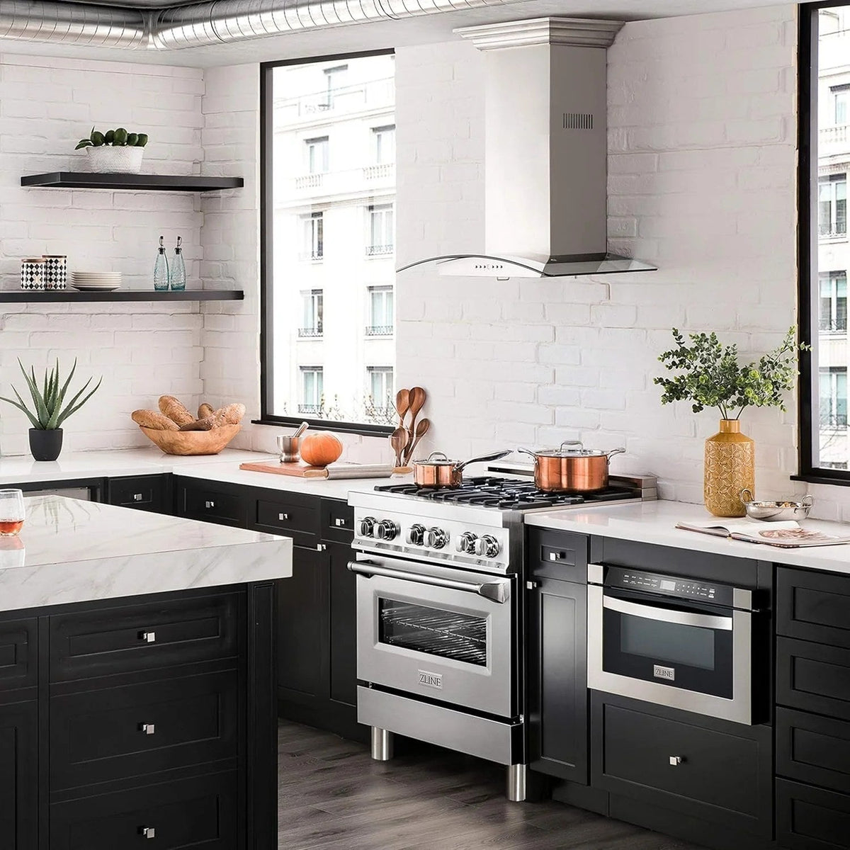 ZLINE 30″ Dual Fuel Range RA30