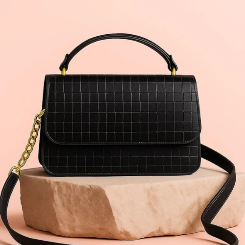 Black shoulder bag