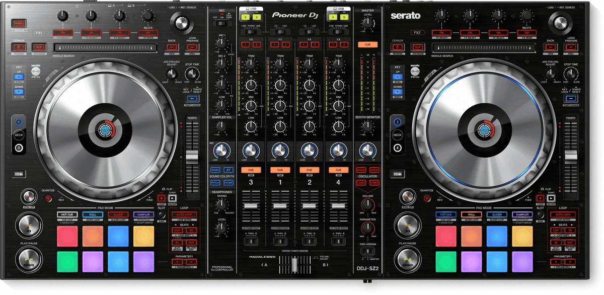 Pioneer DDJ-SZ2 Flagships 4-Channel Controllers for Serato DJ