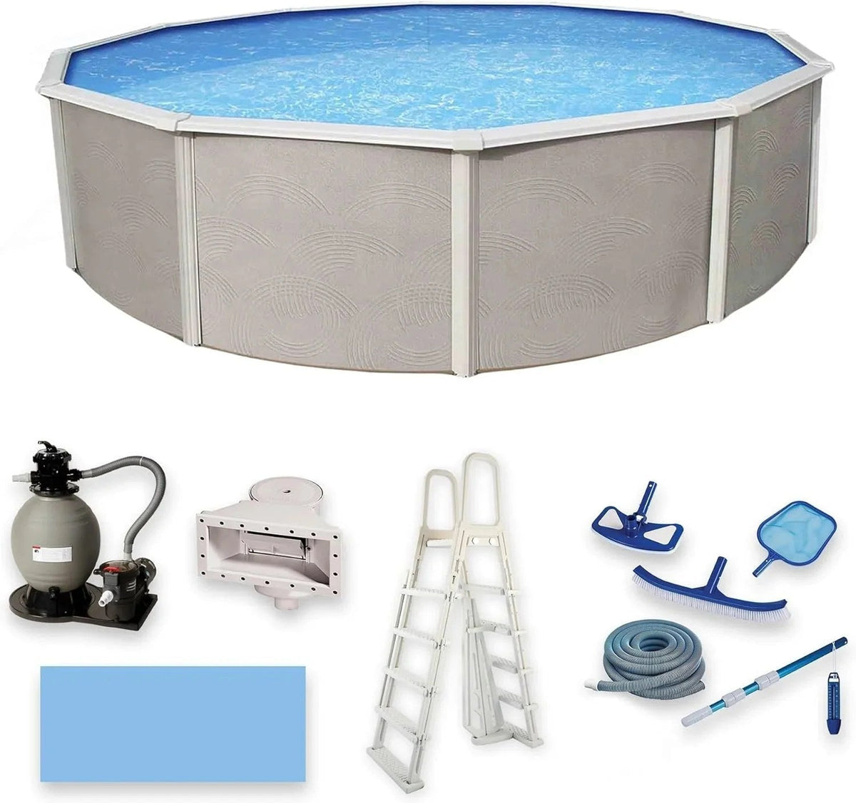 Blue Wave Belize 15′ Round Above Ground Pools