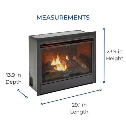 Duluth Forge Dual Fuel Ventless Gas Fireplace Insert