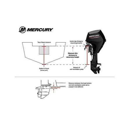Mercury 4HP Tiller FourStroke Outboard Motor
