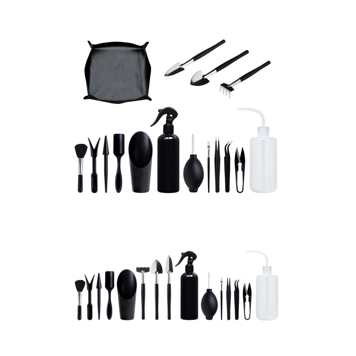 Mini Garden Tools Set for Succulents & Bonsai 16-Piece Kit