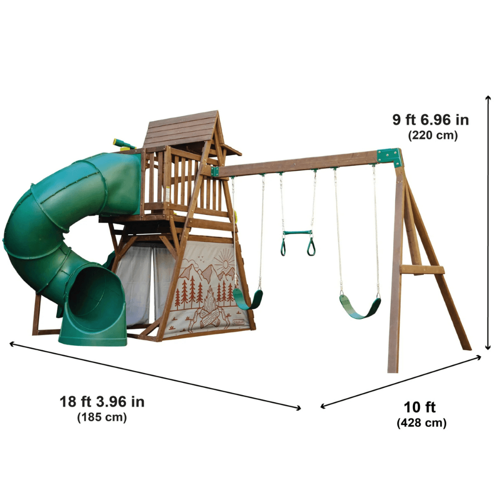 9.5′ Heavy-Duty Outdoor Porch Swing Set