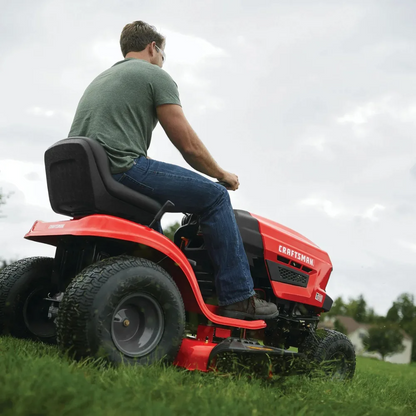 Craftsman T110 | 42″ Riding Mower | 17.5 HP Briggs and Stratton Engine | 7-Speed Transmission image 1