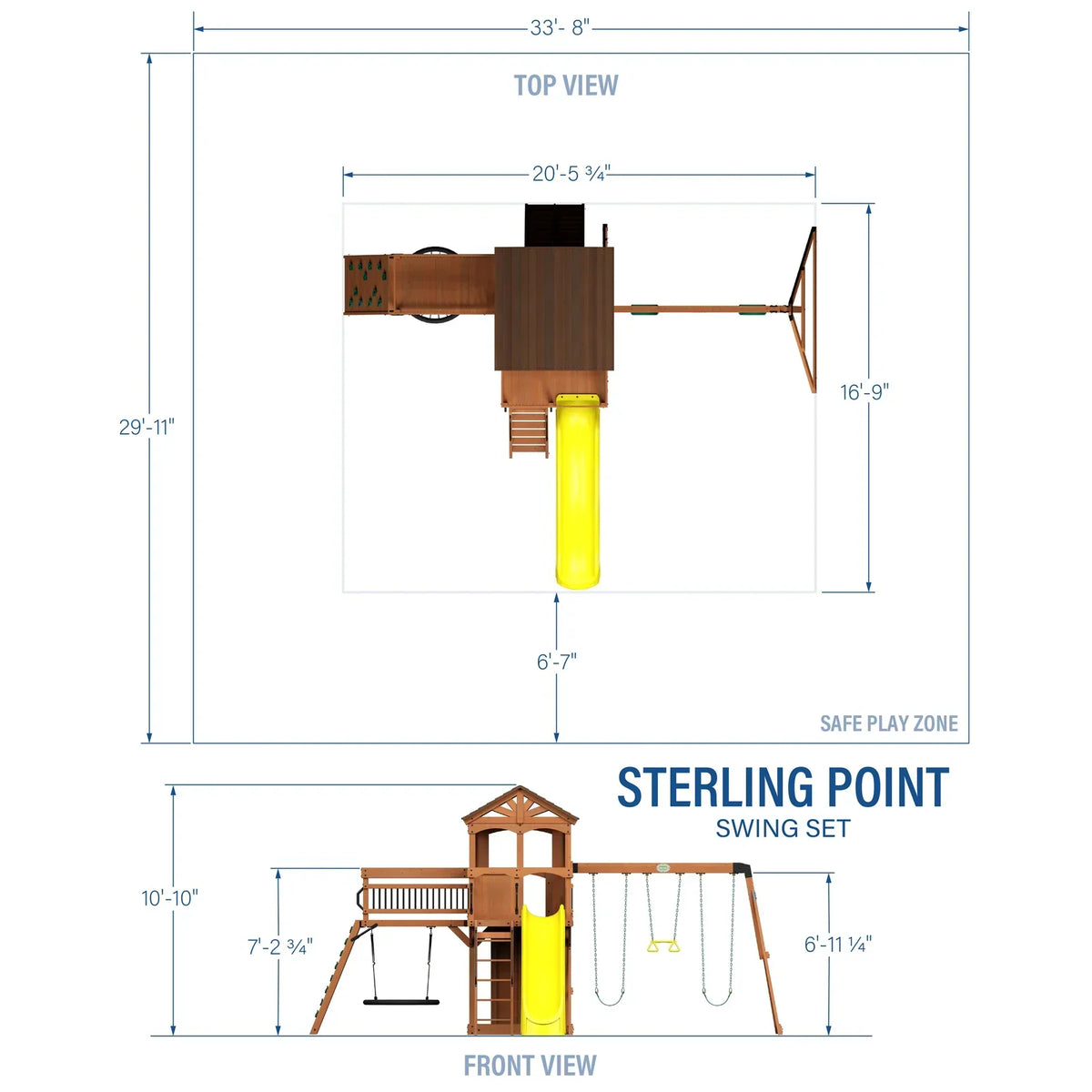 Sterling Point Swing Set – A Backyard Playground for Endless Adventure