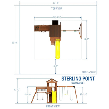 Sterling Point Swing Set – A Backyard Playground for Endless Adventure