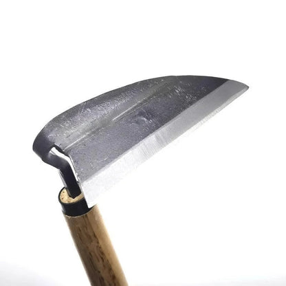 Composite Steel Bent Handlebar Sickle Steel Elbow Hoe Hand Weeding Sickle Gardening Weeding Farm Tools