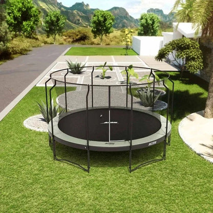 Acon Air 15ft Round Trampoline with Premium Net and Ladder