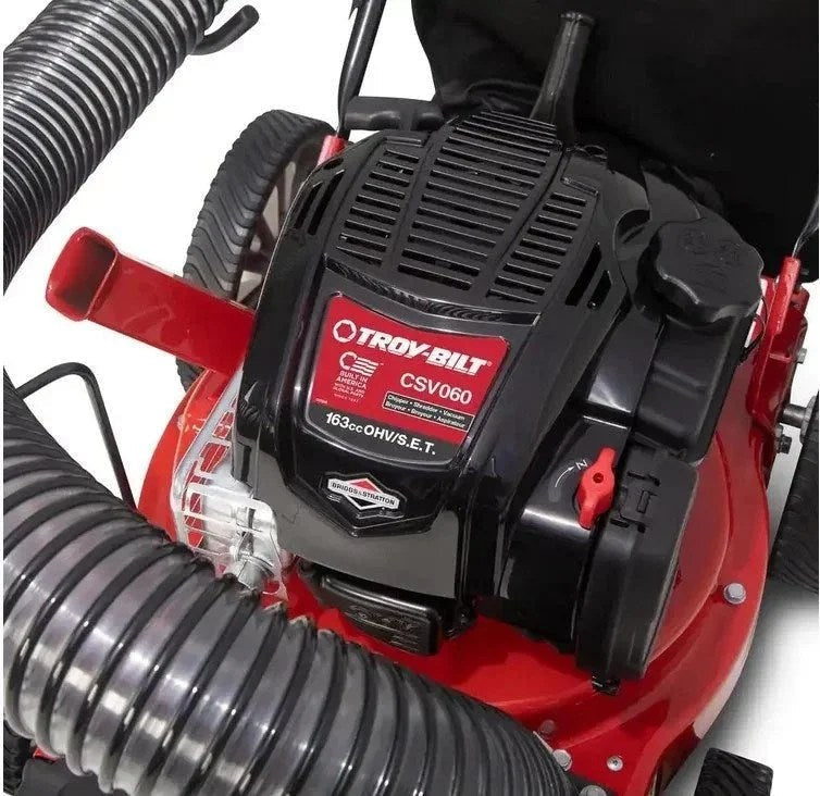 Troy-Bilt 24″ Gas Chipper Shredder Vacuum – 3-in-1 Yard Cleanup Machine