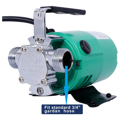 330 GPH Utility Pump with 6-Foot Hose Kit for Garden, Pool, Hot Tub, Rain Barrel