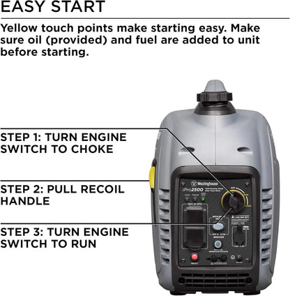Westinghouse iPro2500 Portable Inverter Generators.