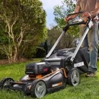 WORX Nitro WG760 40V 21″ Cordless Self-Propelled Lawn Mowers.