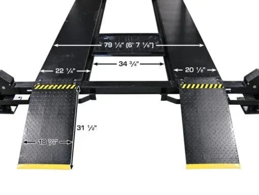 Atlas Apex 9 ALI Certified 9,000 lb 4-Post Lift