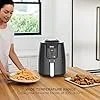 Ninja Air Fryer | 4 QT Capacity | 4-in-1 Roast, Crisp, Roast, Reheats, & Dehydrates | Dishwasher Safe Parts | 105°F-400°F | Includes 20 Easy & Healthy Recipes | 1550 watt | Grey | AF101