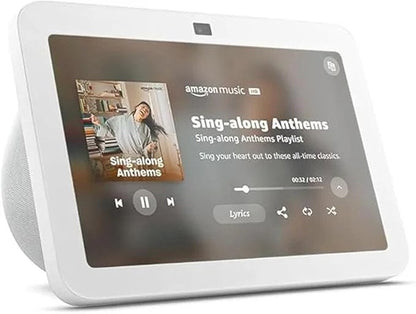 Amazon Echo Show 8, With Spatial Audio, Smart Home Hub, ideal for open living spaces, Designed for Alexa+, Glacier White
