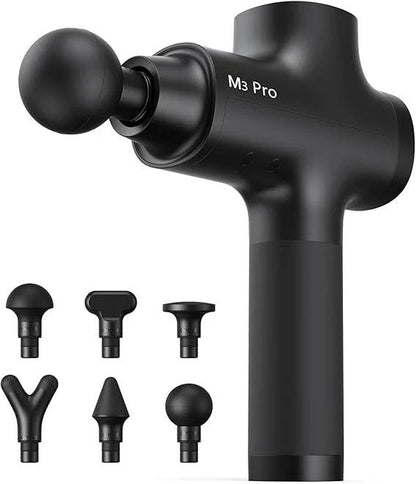 Opove M3 Pro 2 Massage Gun Deep Tissue Percussion Muscle Massager for Workout, Handheld Percussive Therapy Fascia Gun for Athletes Fast Recovery 4-8 Hours Long Battery Life, Powerful, Quiet, Black