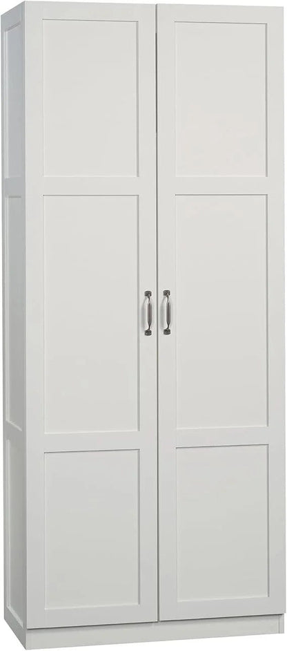 4+ 9 VIDEOS Sauder Select Storage Cabinet/ Pantry cabinets, White finish