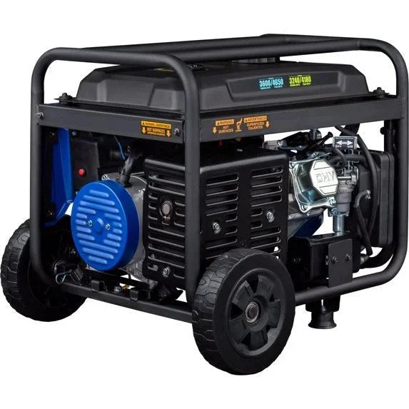 Westinghouse 4650 Peak Watt Dual Fuel Portable Generator, Remote Electric Start, RV Ready Outlets.