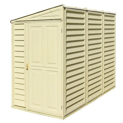 DuraMax Building Products 4-ft x 8-ft Sidemate Off-white Lean-to Vinyl Storage Shed