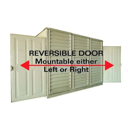 DuraMax Building Products 4-ft x 8-ft Sidemate Off-white Lean-to Vinyl Storage Shed
