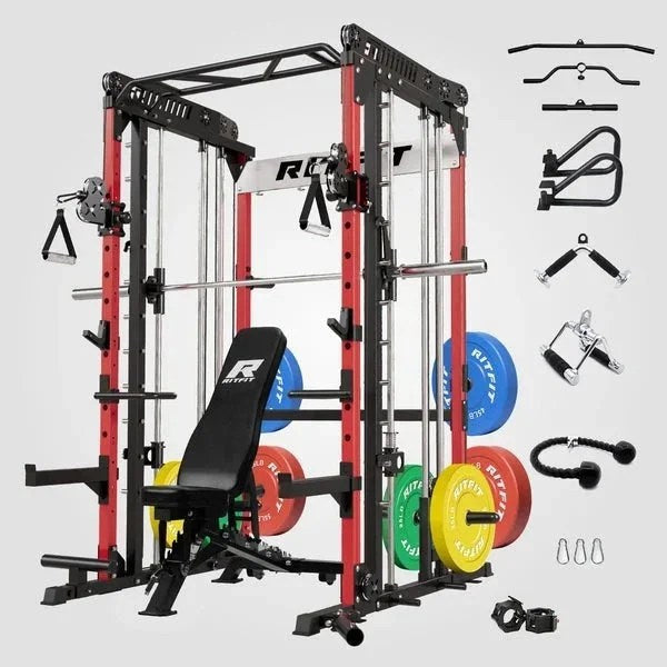 RitFit M1 Pro Smith Machine Home Gym Package