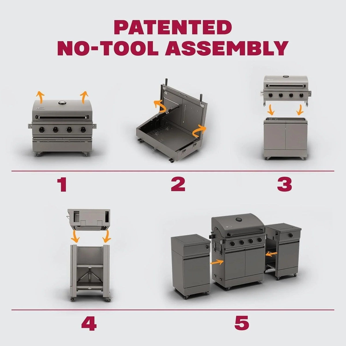 TYTUS Fresno Series 5 Burner Grill TDT-021