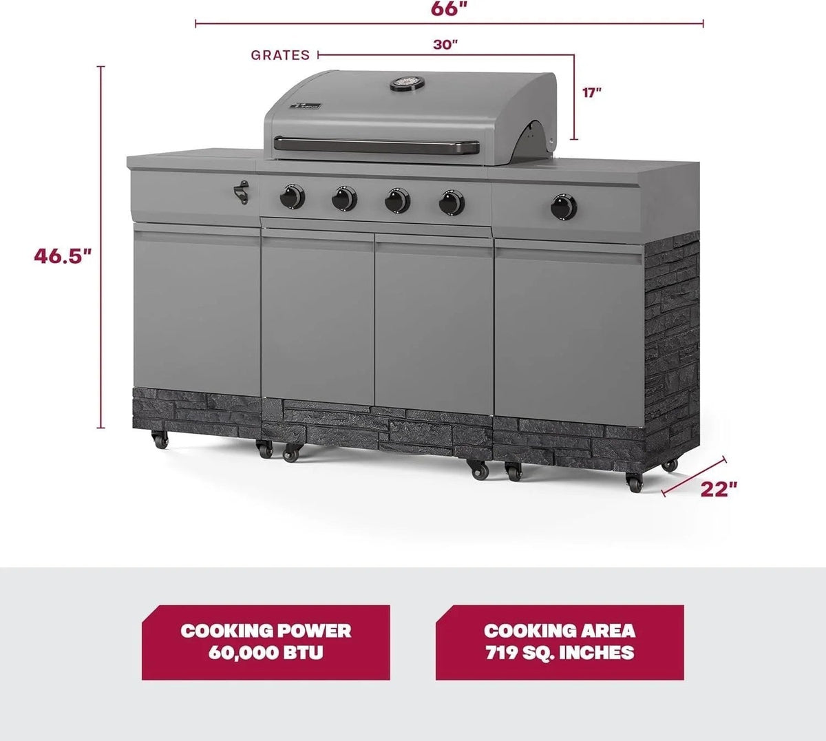 TYTUS Fresno Series 5 Burner Grill TDT-021