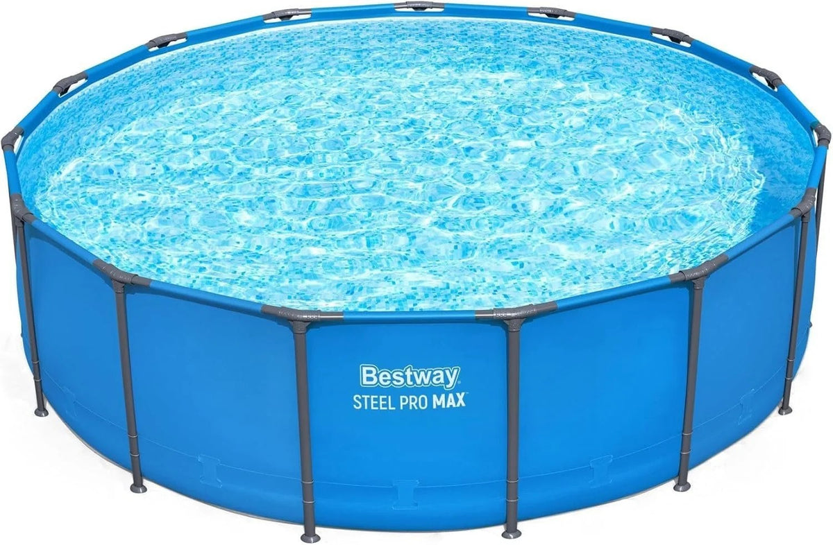 Bestway Steel Pro Max 15′ x 48″ Round Above Ground Pool Kit