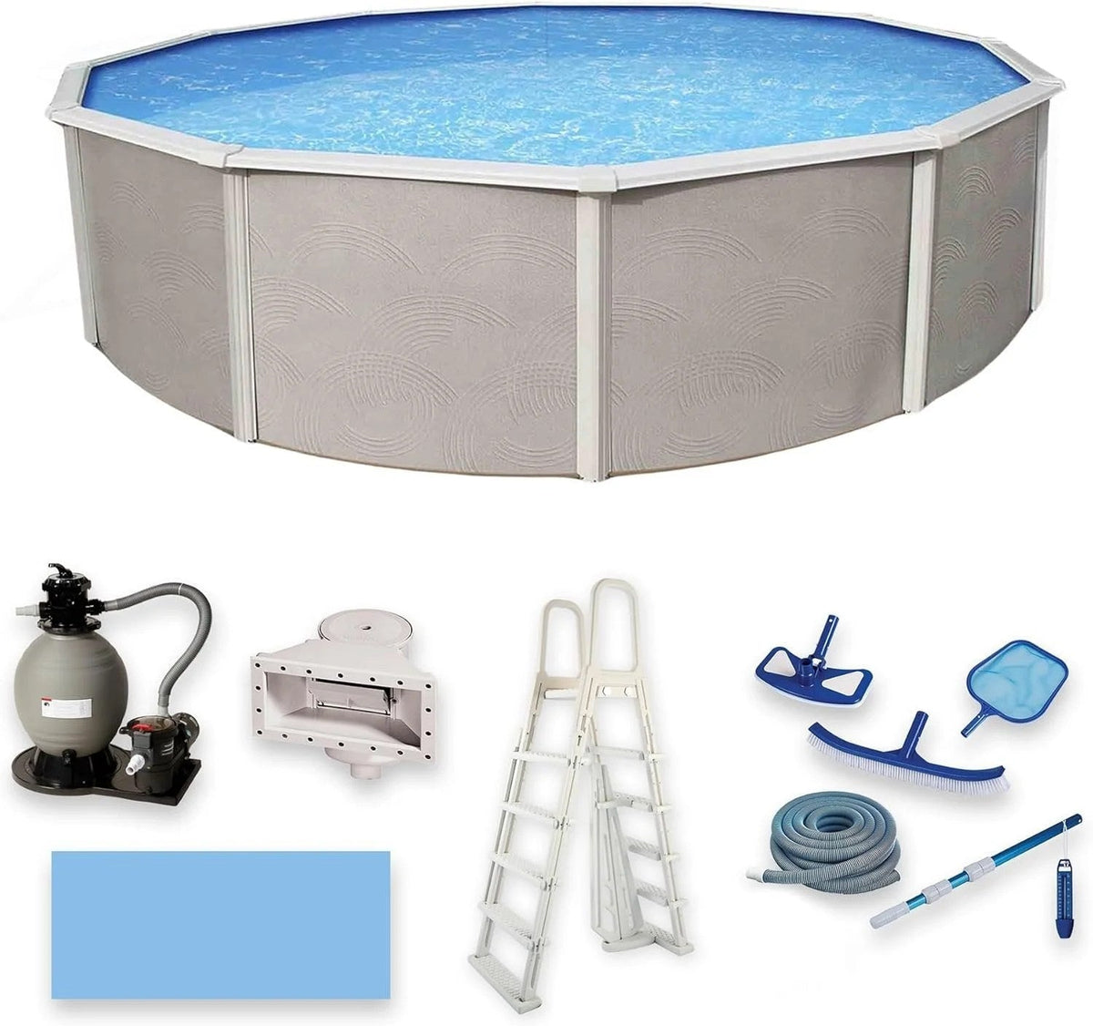 Blue Wave Belize 15′ Round Above Ground Pool