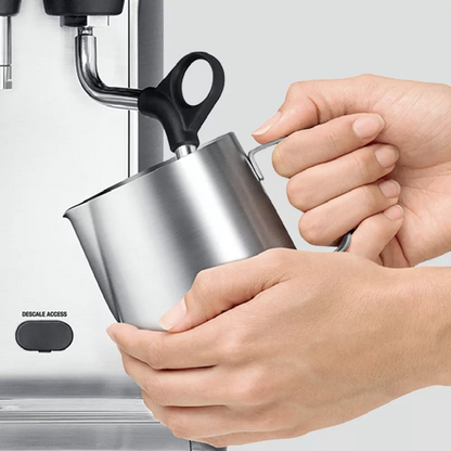 Breville Stainless Steel Barista Express Espresso Machine Light Silver BES870XL: 15 Bars Pressure, Milk Frother, Grinder image 5