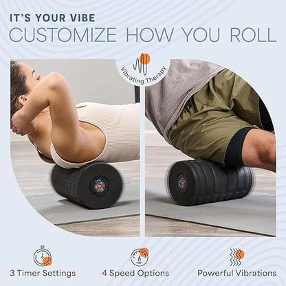 LifePro 4 Speed Vibrating Foam Roller for Physical Therapy & Exercise – High-Intensity Vibrating Roller for Muscle Recovery & Pliability Training – Back Roller for Deep & Gentle Trigger Point Therapy