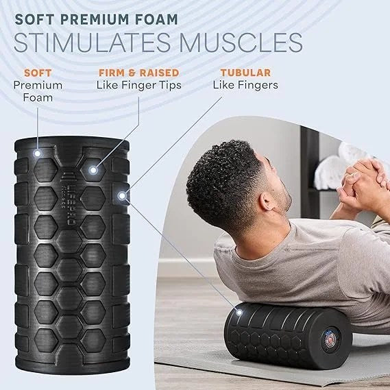 LifePro 4 Speed Vibrating Foam Roller for Physical Therapy & Exercise – High-Intensity Vibrating Roller for Muscle Recovery & Pliability Training – Back Roller for Deep & Gentle Trigger Point Therapy