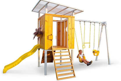 Avenlur Forest Modern Backyard Outdoor Swing Set