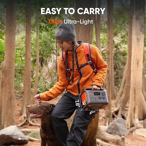 Jackery Portable Power Station Explorer 300, 292Wh Backup LiFePO4 Battery, Solar Generator for Outdoors Camping Travel Hunting Blackout (Solar Panel Optional)