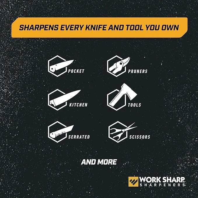 Work Sharp MK2 Professional Electric Knife and Tool Sharpener – Adjustable Tool and Knife Sharpening System