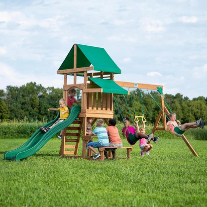 Backyard Discovery Belmont All Cedar Swing Set