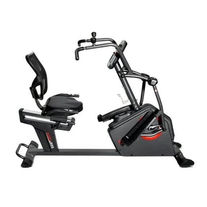 Sunny Health & Fitness Smart Recumbent Cross Trainer Elliptical Exercise Bike