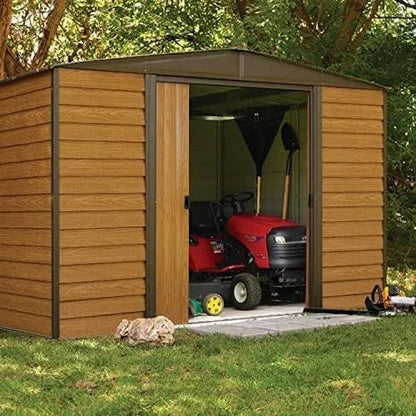 Arrow WR1012 Woodridge EG Steel Storage Shed, 10 by 12-Feet