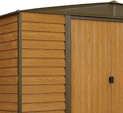 Arrow WR1012 Woodridge EG Steel Storage Shed, 10 by 12-Feet