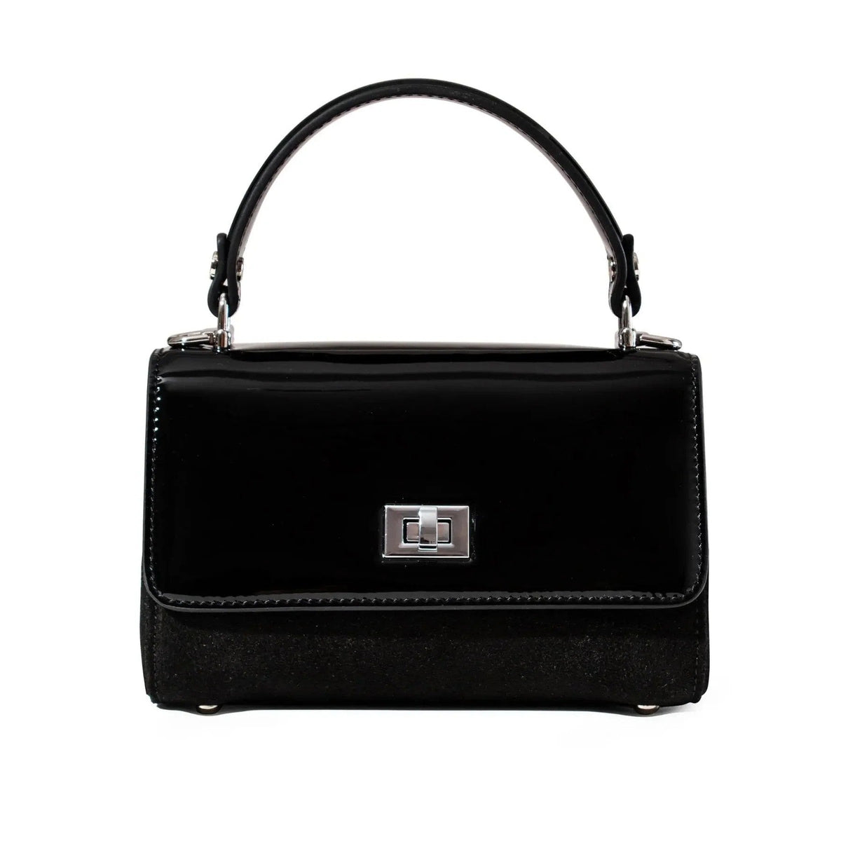 Patent Suede Bag