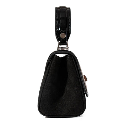 Patent Suede Bag