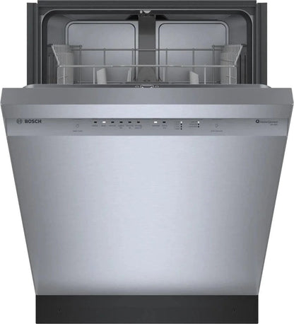 Bosch SHE41CM5N 300 Series 24″ Dishwasher 48 db – Recessed Handle, Stainless Steel