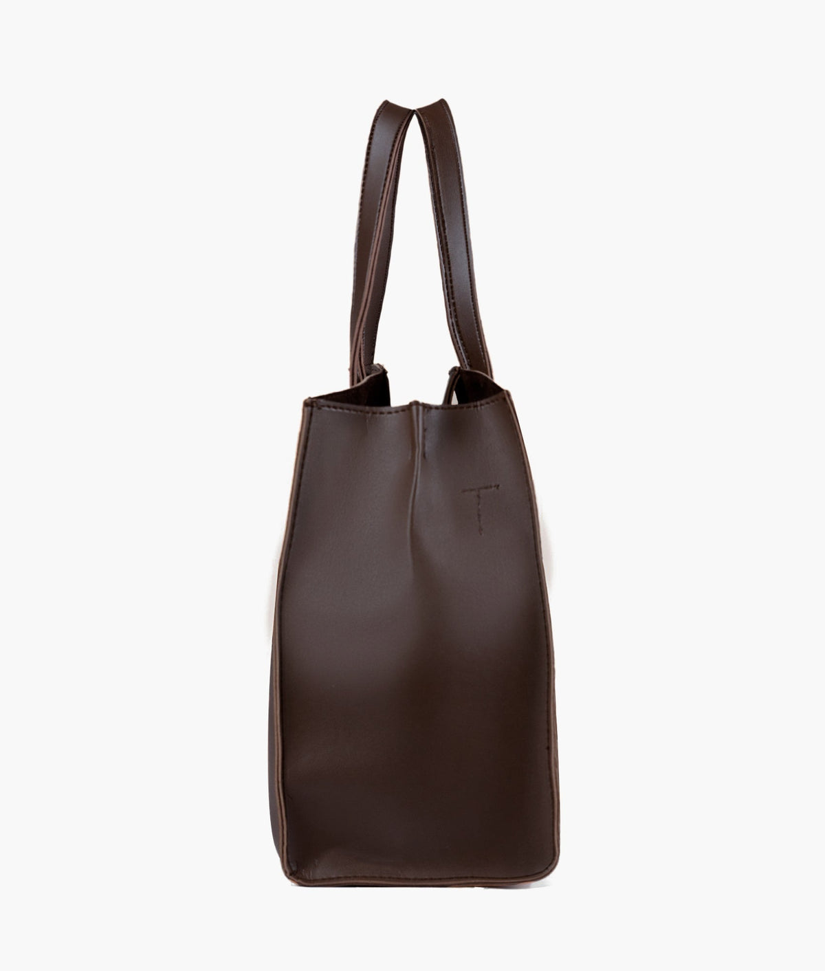 Dark brown color  multi compartment satchel bag