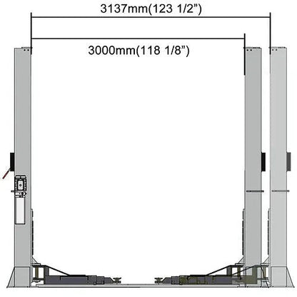 HD TWO POST LIFT | BASE PLATE | 12,000LB | SKU: QL12KB