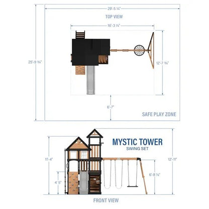 Backyard Discovery Mystic Tower Swing Set
