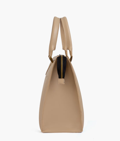 Off-white workplace handbag for women